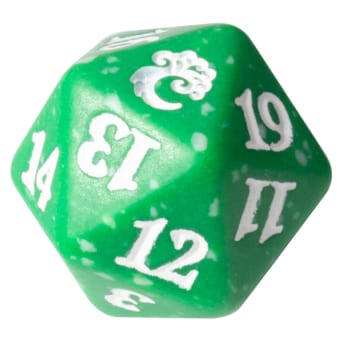 Magic Spindown Die - Guilds of Ravnica - Simic (White/Green)
